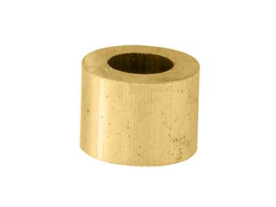 Douille cylindrique pour pierre ronde de 5 mm, Or jaune 18k. Réf. 4449-15 - Image Standard - 1