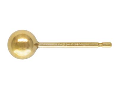 Tige boule 4 mm, Gold filled, la pièce - Image Standard - 1