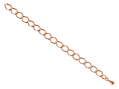 Extension chaîne Rombo 2,75 mm, 5,5 cm, Rosé* - Image Standard - 1