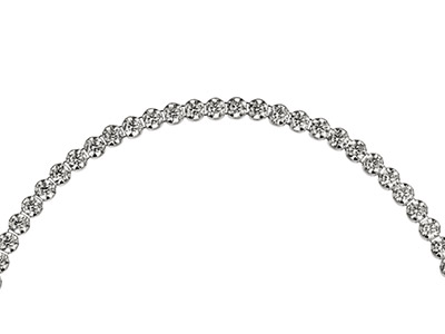 Bracelet Tennis Zircones transparents, 24 cm, Argent 925 - Image Standard - 3
