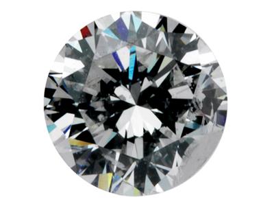 Diamant rond H-I/P2, environ 1 mm, 0,005 ct - Image Standard - 1
