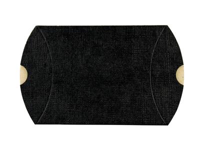 Emballage Berlingot 7 x 7 x 2,5 cm, Carton noir, pack de 10 - Image Standard - 2