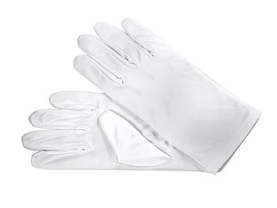 Paire de gants en microfibre blancs, taille S, Bergeon
