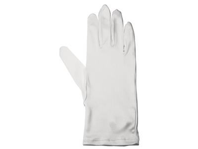 Paire de gants en microfibre blancs, taille M, Bergeon - Image Standard - 2