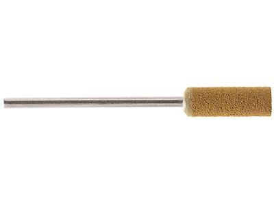 Meulette à affiner et à polir avec corindon, lien élastique, cylindre, grain 80, 6 x 16 mm, n°202           -6 HP, Hatho - Image Standard - 1