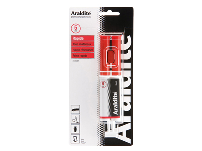 Colle Araldite Rapide, prise en 5 minutes, seringue de 24 ml - Image Standard - 1