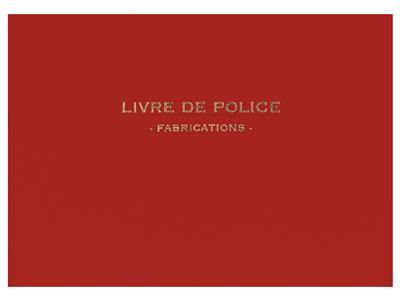 Livre de police, fabrication - Image Standard - 1