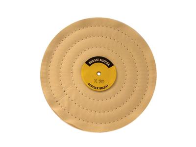 Disque toile coton cousu, diamètre 125 mm, 3 coutures, Bufflex