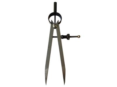 Compas de bijoutier droit à serrage rapide, 15 cm, expert, Augusta - Image Standard - 2