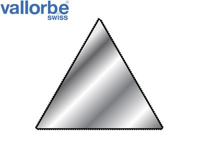 Lime triangle diamantée, 140 mm grain moyen, Vallorbe - Image Standard - 2