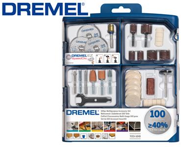 Coffret de 100 accessoires modulaires multifonctions, Réf. 723-100 Dremel