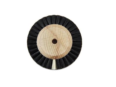 Brosse circulaire soie noire 2 rangs, diamètre 60 mm, centre 40 mm - Image Standard - 1