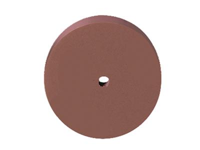 Meulette caoutchouc ronde, marron, grain moyen, 22 x 3 mm, n° 4701, EVE - Image Standard - 1