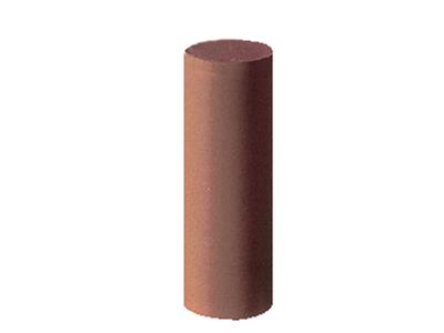 Meulette caoutchouc cylindre, marron, grain moyen, 7 x 20 mm, n° 4703, EVE - Image Standard - 1