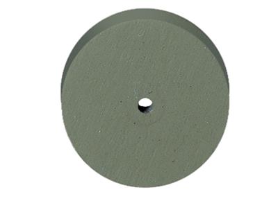 Meulette caoutchouc ronde, verte, grain fin, 22 x 3 mm, n° 4801, EVE - Image Standard - 1