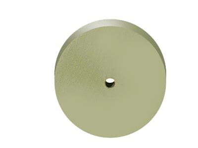 Meulette caoutchouc ronde, beige, grain très fin, 22 x 3 mm, n° 4901, EVE - Image Standard - 1