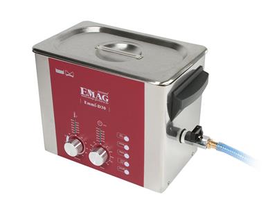 Ultrason avec chauffage et vidange, panier et couvercle, capacité 3 litres, Emag Emmi-D30 - Image Standard - 1