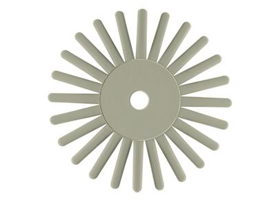 Disque abrasif Eveflex Twist gris non monté, grain extra fin, diamètre 17 mm, à l'unité, EVE - Image Standard - 1