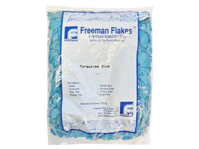 Cire à injecter Bleu turquoise, Freeman Flake, sachet de 454 g - Image Standard - 1