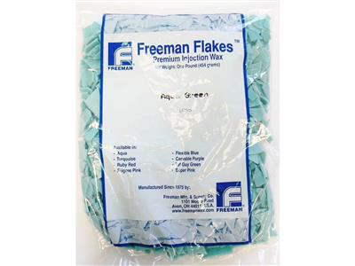Cire à injecter Aqua green spéciale, Freeman Flake, sachet de 454 g - Image Standard - 1