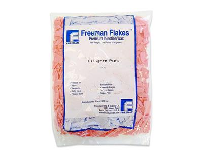Cire à injecter Filigree Pink, Freeman Flake, sachet de 454 g - Image Standard - 1