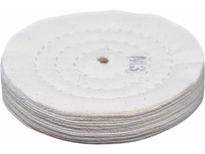 Disque coton cousu, toile de polissage M3, 150 x 15 mm, polissage standard, Merard - Image Standard - 4