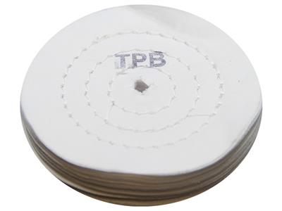 Disque coton cousu, toile de polissage TPB, 100 x 15 mm, polissage expert, Merard - Image Standard - 2