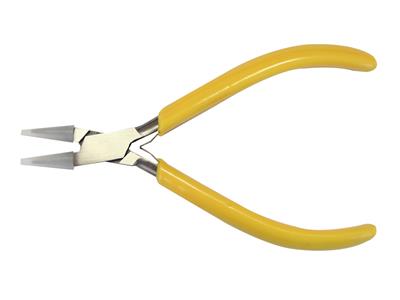 Pince à bec rond en nylon, manche jaune, 140 mm - Image Standard - 1