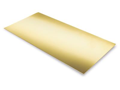 Plaque Or jaune 9k recuit, 0,80 mm - Image Standard - 1