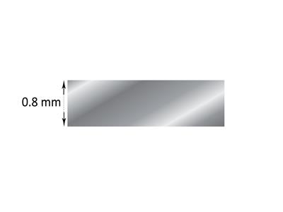 Plaque Or gris 18k BN recuit, 0,80 mm - Image Standard - 3