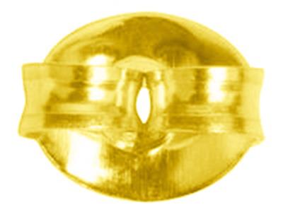 Poussette Belge lisse, Or jaune 18k. Réf. 07406-bis, la paire - Image Standard - 3