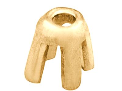 Chaton 4 griffes pour pierre ronde de 2 mm, Or jaune 18k. Réf. 01291 - Image Standard - 2