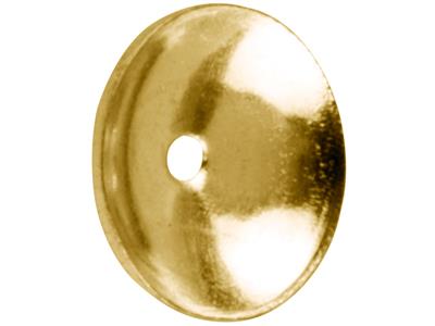 Calotte lisse 4 mm, Or jaune 18k. Réf 04220 - Image Standard - 1