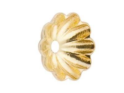Calotte côtelée 5,2 mm, Or jaune 18k. Réf. 04210 - Image Standard - 1