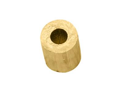 Douille cylindrique pour pierre ronde de 1,5 mm, Or jaune 18k. Réf. 4449-01 - Image Standard - 1