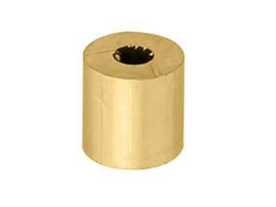 Douille cylindrique pour pierre ronde de 1,7 mm, Or jaune 18k. Réf. 4449-03 - Image Standard - 1
