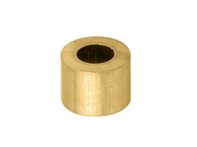 Douille cylindrique pour pierre ronde de 3,3 mm, Or jaune 18k. Réf. 4449-10 - Image Standard - 1