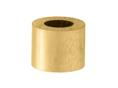 Douille cylindrique pour pierre ronde de 4 mm, Or jaune 18k. Réf. 4449-13 - Image Standard - 1