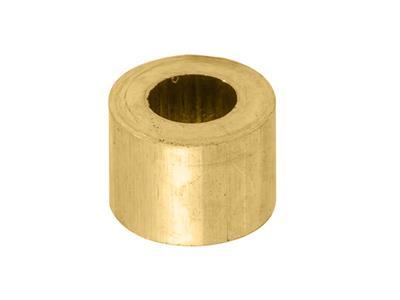 Douille cylindrique pour pierre ronde de 4,5 mm, Or jaune 18k. Réf. 4449-14 - Image Standard - 1