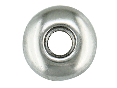 Bélière ronde passante 9 mm, Or gris 18k Pd 10. Réf. 7255 - Image Standard - 2