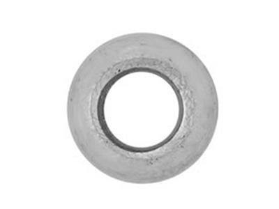 Bate conique 4 x 0,6 mm, pour pierre ronde de 3,4 mm, Or gris 18k. Réf. 04450 - Image Standard - 1