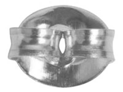 Poussette Belge à bords lisses, Or gris 18k. Réf. 07406-bis, la pièce - Image Standard - 3