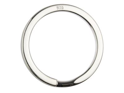 Porte-clés anneau brisé 30 mm, Argent 925. Réf. 27052 - Image Standard - 2