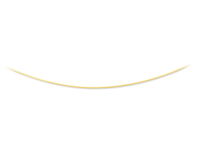 Collier Oméga rond avvolto 0,8 mm, 42 cm, Or jaune 18k - Image Standard - 1