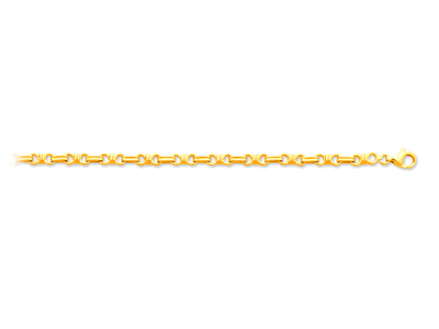 Bracelet Noeuds 4,4 mm, 20 cm, Or jaune 18k