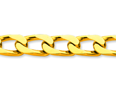 Bracelet maille Cheval serrée 7 mm, 20 cm, Or jaune 18k - Image Standard - 2