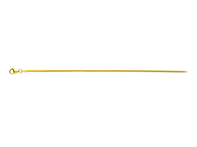 Chaîne maille Serpentine 1,60 mm, 42 cm, Or jaune 18k