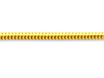 Chaîne maille Serpentine 1,60 mm, 42 cm, Or jaune 18k - Image Standard - 2