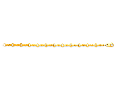 Bracelet petits Noeuds 4,8 mm, 19 cm, Or jaune 18k