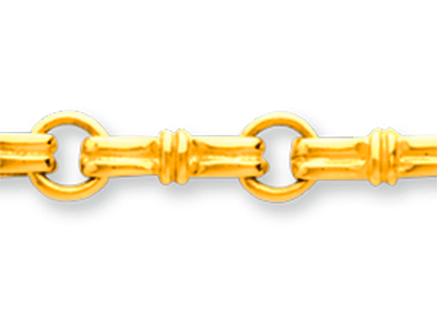 Bracelet petits Noeuds 4,8 mm, 19 cm, Or jaune 18k - Image Standard - 2